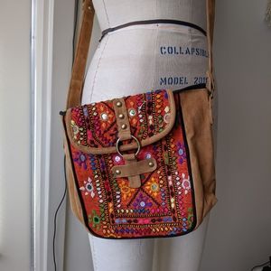 NWOT handmade bag from India